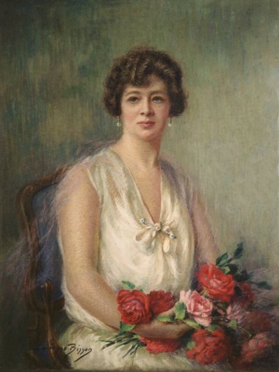 Portrait of Madame Griffon by Lucienne Bisson